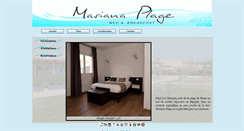 Desktop Screenshot of mariana-plage.fr