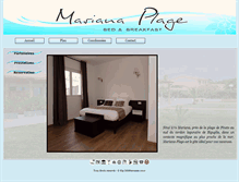 Tablet Screenshot of mariana-plage.fr